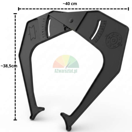 Felgenbreitenmesser für PKW-Felgen