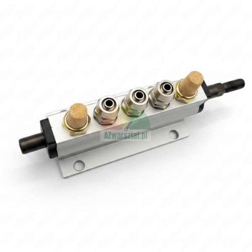 Luftverteiler Ventil für Reifenmontiermaschine Abdrückpedal 3x8mm mit Schalldämpfern