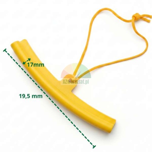 Gelber Felgenschoner 19.5 cm mit Schnur