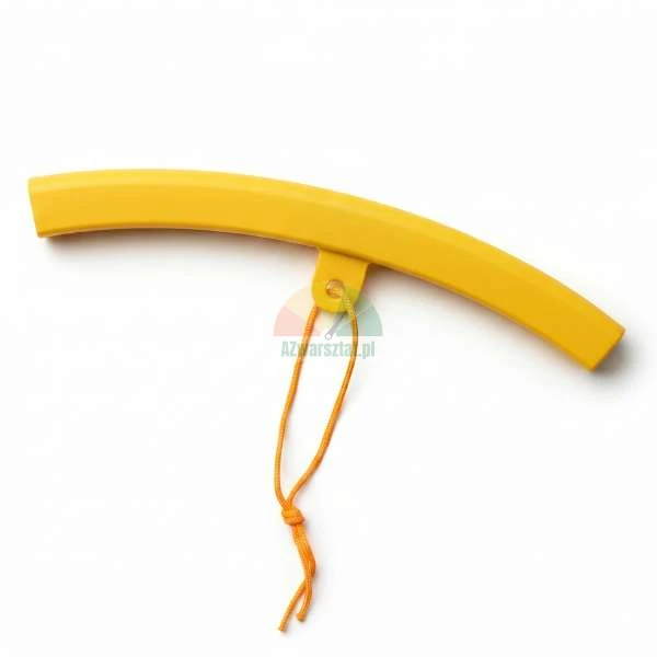 Großer gelber Felgenschoner (25cm) mit Sicherungsleine.