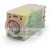 Zeitrelais H3Y-4, 220V AC, Einstellbereich bis 5 Sekunden, 14-polig, mit Drehknopf und LED-Anzeigen.