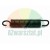 Schwarze Metallfeder für Reifenmontiermaschine 11 cm lang