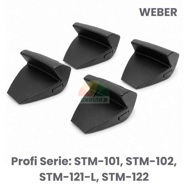 Weber Ersatz: Satz Kunststoffabdeckungen für Klemmen der Profi-Serie STM-101, STM-102, STM-121-L, STM-122 Montagemaschinen