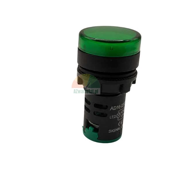 Grüne LED-Signalleuchte 22 mm AC/DC 24V
