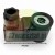 Schwarze 24V DC Absenkventilspule mit 13 mm Innendurchmesser und 74 mm Länge.
