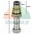 Senkventil für Magnetspule 16mm G22mm mit Abmessungen