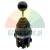 Steuerpult-Joystick für LKW-Reifenmontiermaschine HKB-402 mit schwarzem Kugelgriff und Gummibalg.