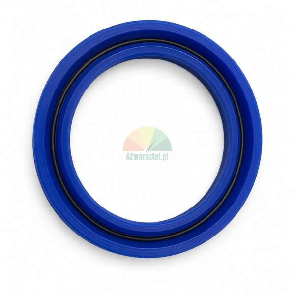 Dichtung für Hebezylinder UHS 38x48x6, blauer Dichtungsring.