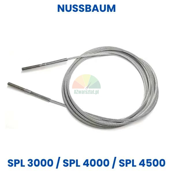 Ersatz-Stahlseil für Nussbaum Hebebühne SPL 3000, SPL 4000, SPL 4500