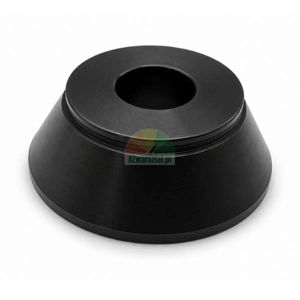 Schwarzer 40mm Zentrierkegel (größter, Bereich 9,3cm - 13,7cm) für Radauswuchtmaschinen.
