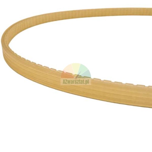 Gelber Antriebsriemen für Wuchtmaschinenmotor, 93cm lang.