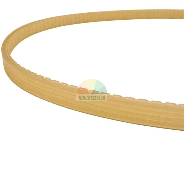 Gelber Antriebsriemen für Wuchtmaschinenmotor, 93cm lang.