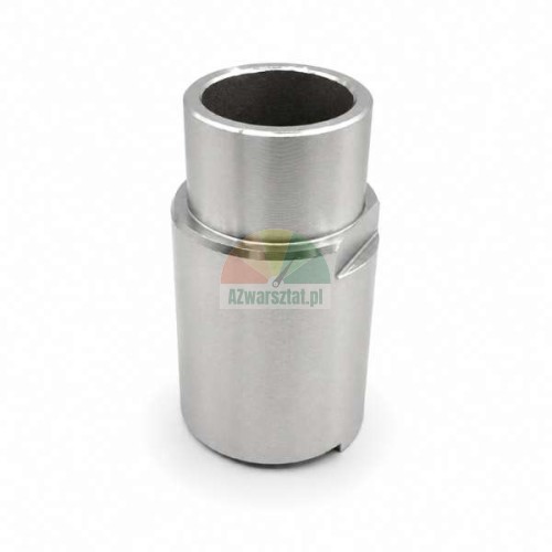 Trägerplattenverlängerung mit einer Höhe von 7 cm und einem Durchmesser von 50 mm, zylindrisches Bauteil aus Stahl