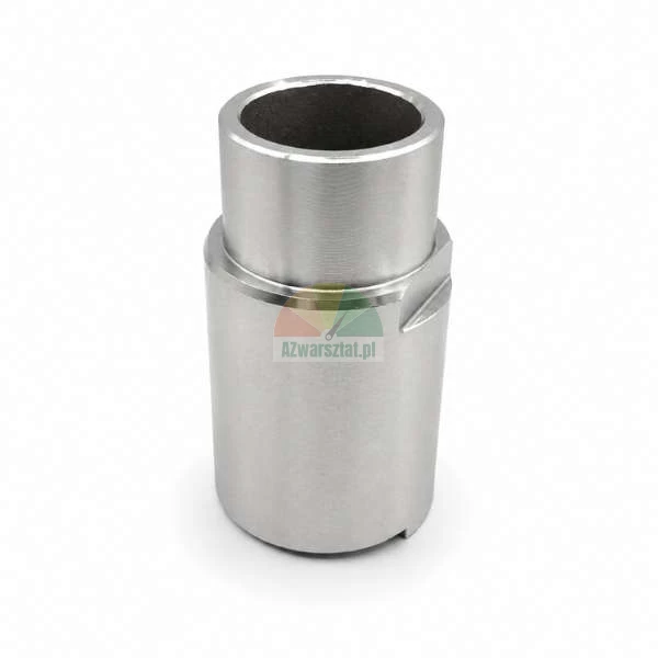 Trägerplattenverlängerung mit einer Höhe von 7 cm und einem Durchmesser von 50 mm, zylindrisches Bauteil aus Stahl