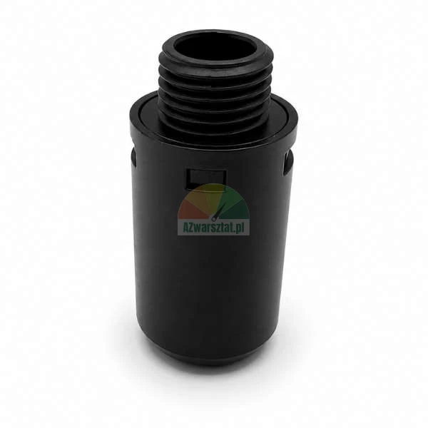 Schwarzer Schalldämpfer aus Kunststoff mit 12,7 mm Gewinde für Kompressoren