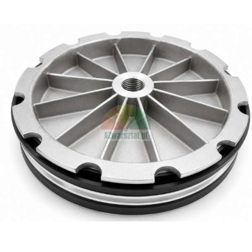 Aluminium-Abdrückzylinderkolben 186mm mit M18 Gewinde und Gummidichtungen für Reifenmontiermaschine.