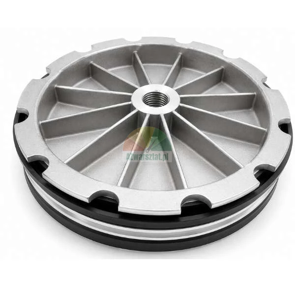 Aluminium-Abdrückzylinderkolben 186mm mit M18 Gewinde und Gummidichtungen für Reifenmontiermaschine.