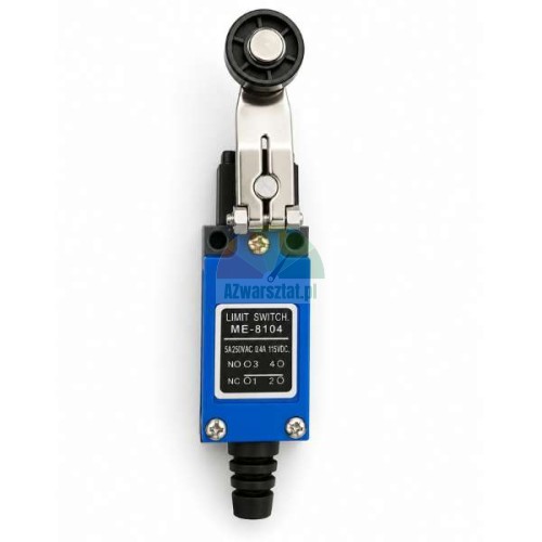 Grenztaster ME-8104 mit Rollenhebel, blaues Gehäuse