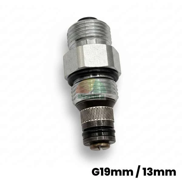 Absenkventil für Hebebühne 13mm / G19mm mit O-Ring-Dichtungen, hydraulisches Metallbauteil