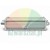 Kompletter Pneumatikzylinder für Reifenmontiermaschine mit den Maßen 280mm x 82mm x 82 mm und Durchmesser 75 mm, Seitenansicht