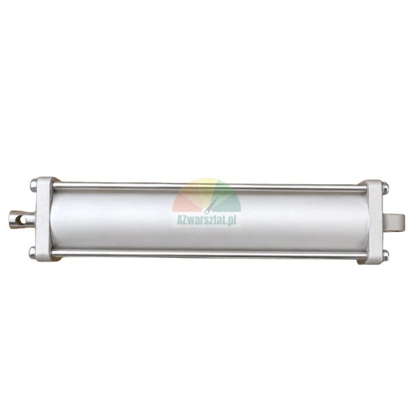 Kompletter Pneumatikzylinder für Reifenmontiermaschine mit den Maßen 360mm x 78mm x 78mm und einem Durchmesser von 70mm auf weißem Hintergrund.