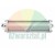 Kompletter Pneumatikzylinder für Reifenmontiermaschine mit den Maßen 325mm x 78mm x 78 mm, Durchmesser 70mm, Seitenansicht auf weißem Hintergrund