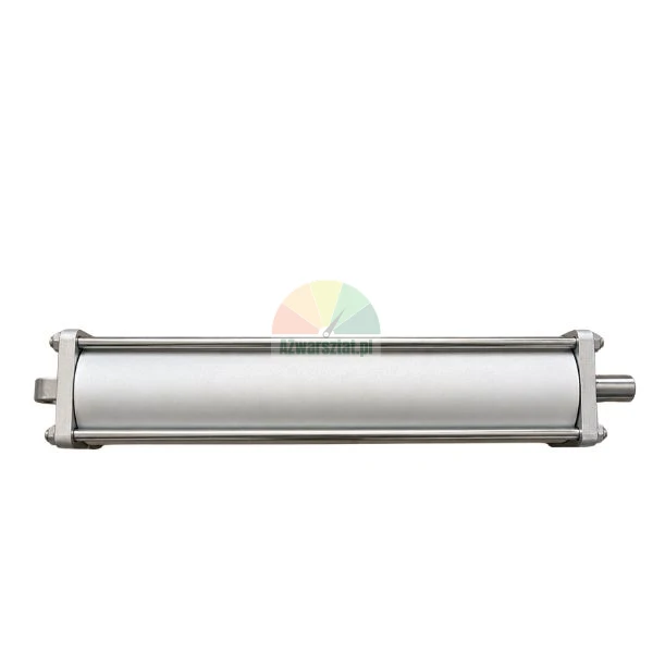 Kompletter Pneumatikzylinder für Reifenmontiermaschine, Maße 390x78x78 mm, Durchmesser 70 mm, Kolbenstange 38 mm.
