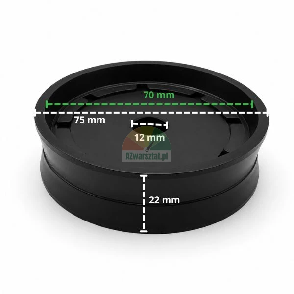 Kolben 75 mm mit Dichtungssatz für Spannzylinder mit Maßen
