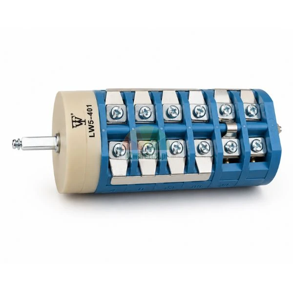 Blauer 2-Gang-Drehschalter für Reifenmontiermaschine Modell LW5-401