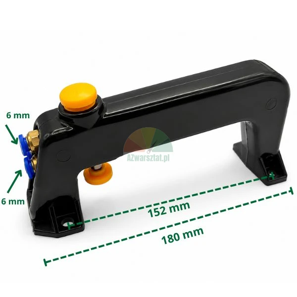 Griff mit Ventil für Reifenmontiermaschine Typ A 180 mm mit Maßen