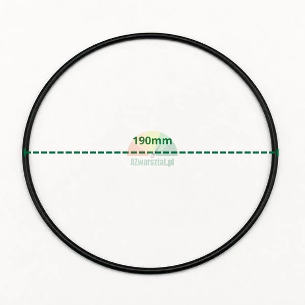 Schwarze O-Ring-Dichtung für Abdrückzylinder mit 190mm Durchmesser