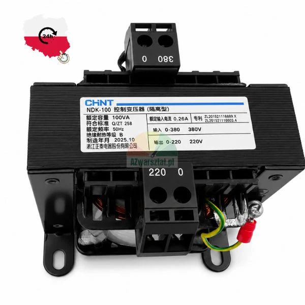 CHNT NDK-100 Steuertransformator 100VA mit 380V Eingang und 220V Ausgang