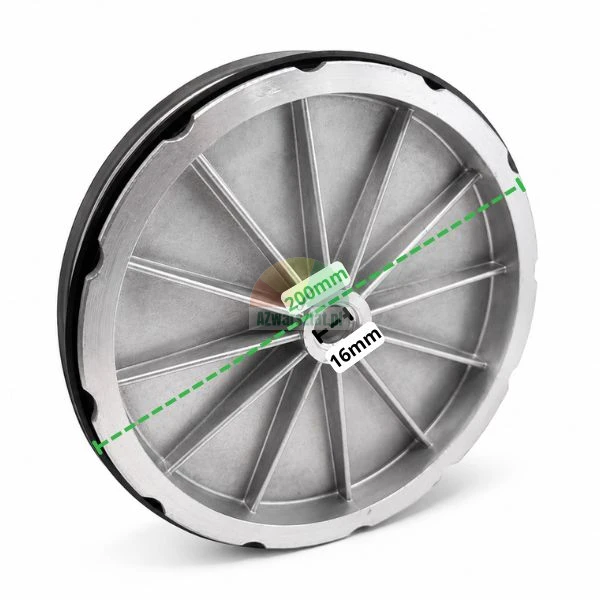 Aluminiumkolben für Abdrückzylinder der Reifenmontiermaschine 200mm mit 16mm Bohrung