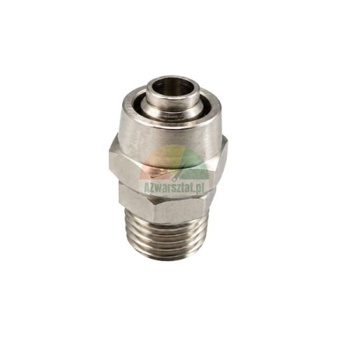 Gerader Steckverbinder aus Metall für 10 mm Schlauch mit 12,7 mm Außengewinde