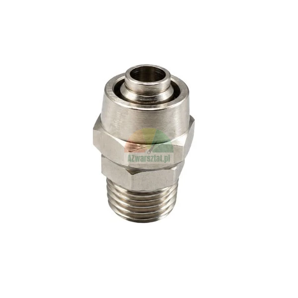 Gerader Steckverbinder aus Metall für 10 mm Schlauch mit 12,7 mm Außengewinde